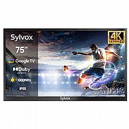 טלויזיה בגודל 75 אינץ' SYLVOX OUTDOOR TV(Google TV) DECK PRO 2.0 דגם 23948 טלויזיה בגודל 75 אינץ' SYLVOX OUTDOOR TV(Google TV) DECK PRO 2.0 דגם 23948