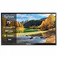 טלויזיה 2000NIT OUTDOOR TV בגודל 75 אינץ' SYLVOX דגם 23951 טלויזיה 2000NIT OUTDOOR TV בגודל 75 אינץ' SYLVOX דגם 23951