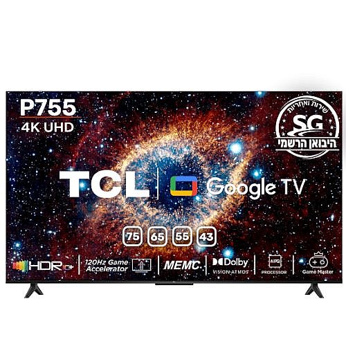�������� ���� 43" TCL ��.��.�� ��� 43P755
