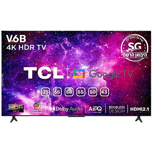 �������� ���� 4K ���� TCL ��.��.�� ��� 43V6B