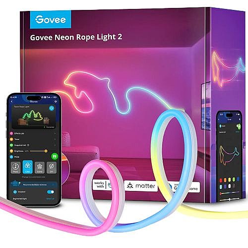 �� ����� ����� 5 ��� GOVEE NEON ROPE LIGHTS 2 - 5 450135H