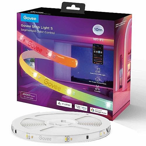 �� ����� ���� 5 ��� GOVEE RGBIC STRIP LIGH S 450138H