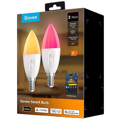 ��� ����� ����� GOVEE RGBWW SMART LED BULB E14 450447H