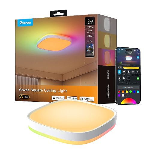 ����� ���� ���� ������ GOVEE 12" RGBWW + RGBIC SQUARE 450451H
