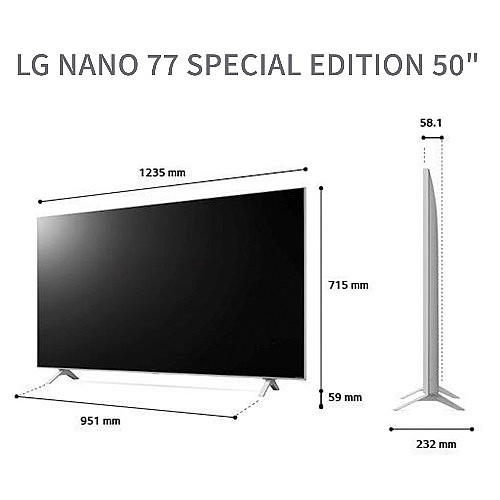 �������� ���� LG NANOCELL UHD SPECIAL EDITION ����� 50 ���� 4K ��� 50NANO776QA