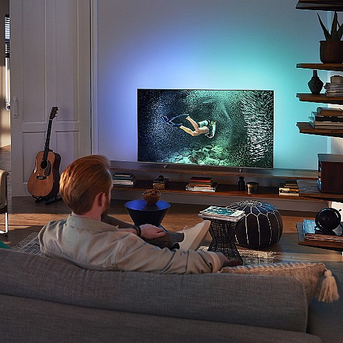 �������� ���� 50" 4K UHD ���� PHILIPS ������ ��� 50PUS7906