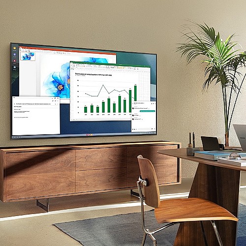 �������� ���� "55 UHD 4K ���� SAMSUNG ������ ��� 55AU9000