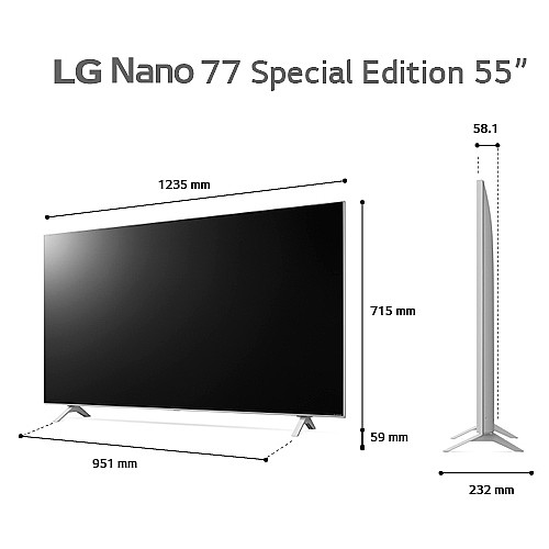 �������� ���� LG NANOCELL UHD 77 SPECIAL EDITION ����� 55 ���� 4K ���: 55NANO776QA