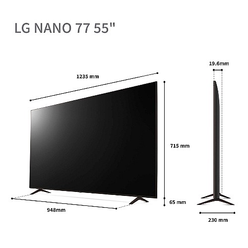 �������� ���� 55 ���� 4K LG NanoCell Smart TV, ���: 55NANO776RA
