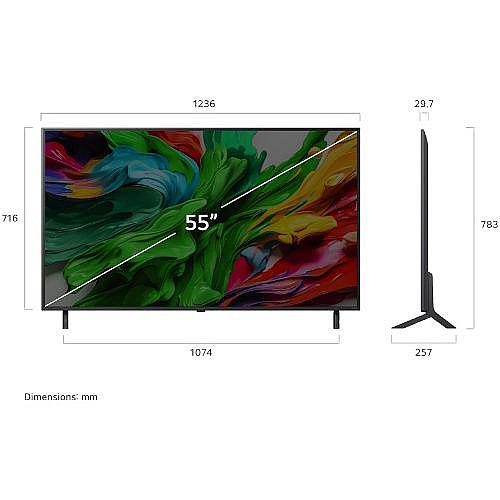 �������� ���� 55" LG 4K QNED MINILED �� �� ��� 55QNED86A6A