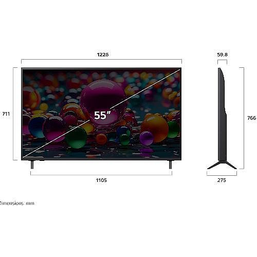 �������� "55 ���� LG UHD AI ����������LG 4K �� �� ��� 55UA80006LC