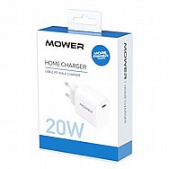 ראש מטען מהיר MOWER PD USB-C 20W מאוור דגם 572886 ראש מטען מהיר MOWER PD USB-C 20W מאוור דגם 572886