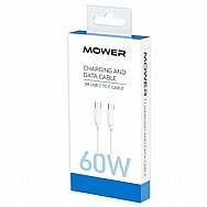 כבל טעינה וסנכרון USB-C 60W ל-MOWER USB-C מאוור דגם 572888 כבל טעינה וסנכרון USB-C 60W ל-MOWER USB-C מאוור דגם 572888