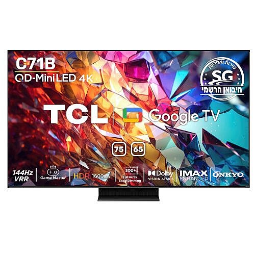 �������� ���� "65 QLED MINI LED 4K ���� TCL ��.��.�� ��� 65C71B