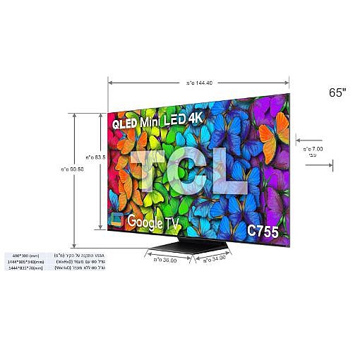 �������� ���� "65 MINI LED ���� TCL ��.��.�� ��� 65C755