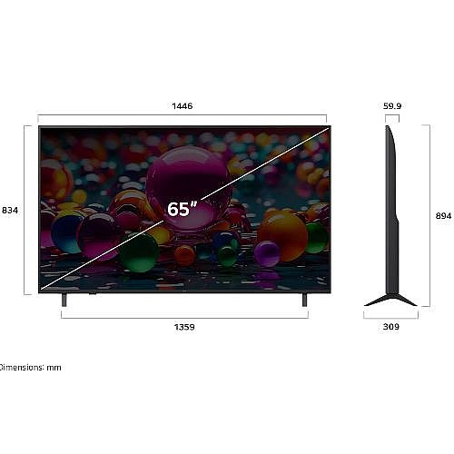 �������� ���� 65" LG UHD AI �� �� ��� 55QNED70A6A