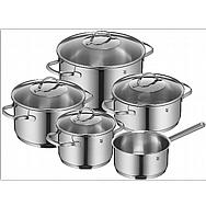 סט 5 סירים נירוסטה מבית WMF דאבליו אם אף דגם 721556380 סט 5 סירים נירוסטה מבית WMF דאבליו אם אף דגם 721556380