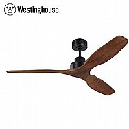 מאוורר תקרה שחור ועץ טבעי WESTINGHOUSE ווסטינגהאוס דגם 73154-2848 מאוורר תקרה שחור ועץ טבעי WESTINGHOUSE ווסטינגהאוס דגם 73154-2848