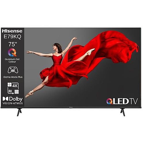 �������� ���� "75 HISENSE QLED 4K ������ ��� 75E79KQ