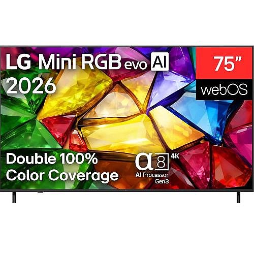 �������� ���� 75" LG 4K MINI RGB AI �� �� ��� 75MRGB85B6C