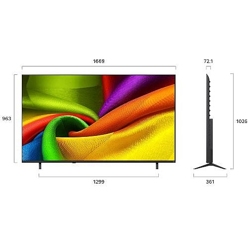 �������� ���� 75" LG NANO UHD �� �� ��� 75NU850B6LA