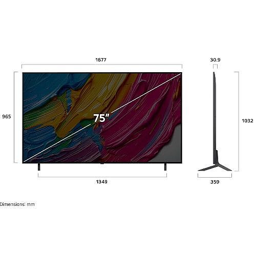 �������� ���� "75 LG 4K QNED �� �� ��� 75QNED80A6A