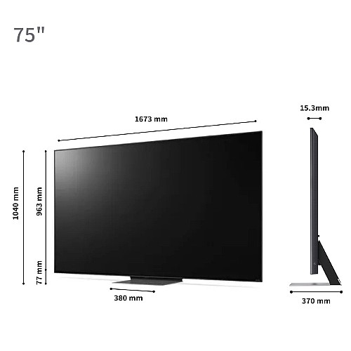 �������� LG ���� 75 ����  4K ����������� QNED - Quantum Dot & NanoCell ���: 75QNED816RA