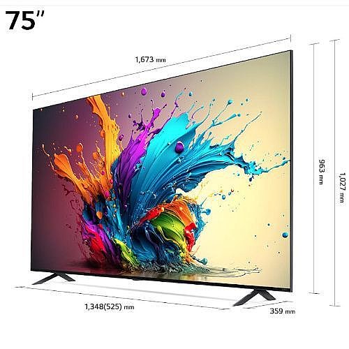 �������� ���� LG 75" QNED 4K AI MINI LED �� �� ��� 75QNED90T6A