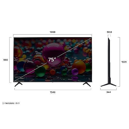 �������� ���� 75" LG UHD AI �� �� ��� 75UA85006LA