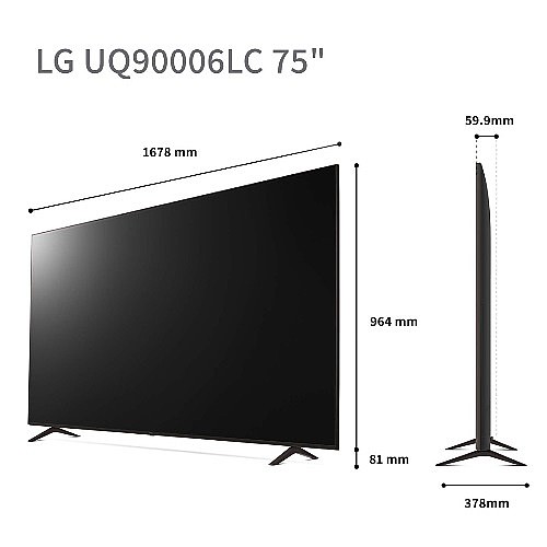 ��� �������� ���� LG UHD ����� 75 ���� ���������� 4K ��� 75UQ90006LC