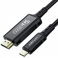 כבל HDMI איכותי 1.8 מטר ACEFAST אייספאסט דגם 7999054 C1-10 כבל HDMI איכותי 1.8 מטר ACEFAST אייספאסט דגם 7999054 C1-10