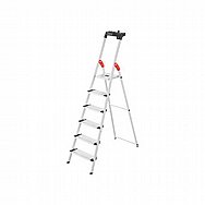 סולם אלומיניום 6 שלבים HAILO היילו דגם 8040607 L80 סולם אלומיניום 6 שלבים HAILO היילו דגם 8040607 L80