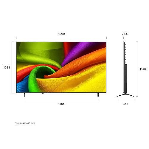 �������� ���� 85 ���� LG NANO UHD AI NU84 �� �� ��� 85NU840B6LA
