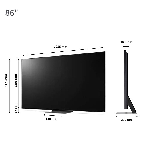 �������� LG ���� 86 ���� 4K ����������� Quantum Dot & NanoCell - QNED ���: 86QNED816RE