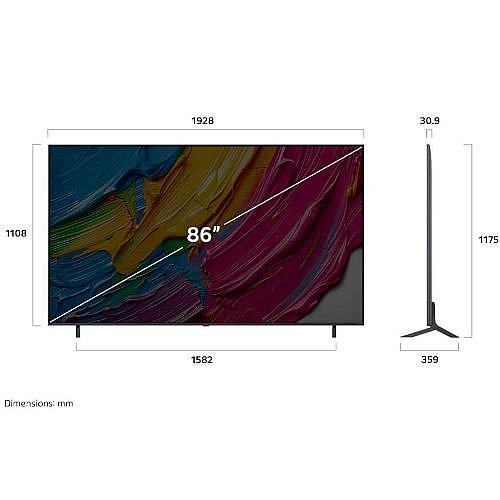 �������� ���� 86" LG 4K QNED MINILED �� �� ��� 86QNED86A6A