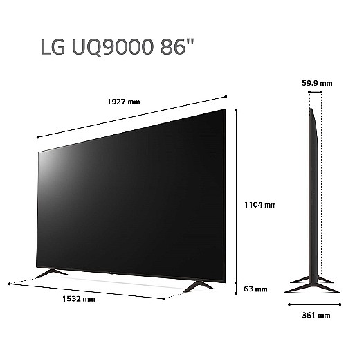 ��� �������� LG UHD - ����� 86 ���� ���� ���������� 4K ��� 86UQ90006LC