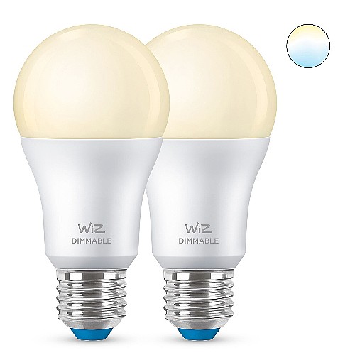 ��� ����� LED ����� ���� WIZ ���� ��� SMART BULB 8W A60 E27 927 2PCS