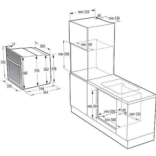 ���� ���� 60 �"� GORENJE ������ ��� BFS6148B