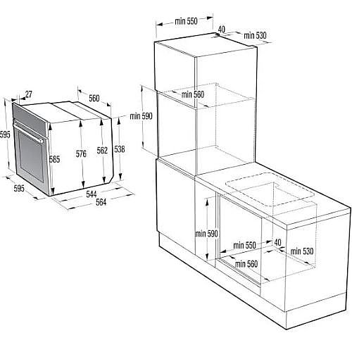 ���� ����� ���� 77 ���� GORENJE ������� ��� BO6737E02BG