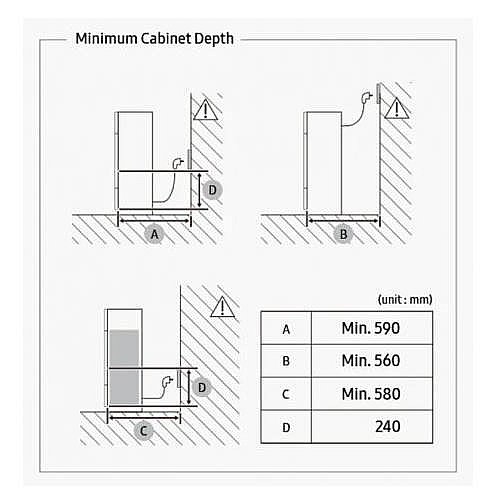 ���� ���� �������� 2 ����� ���� SAMSUNG ������ ��� BRB266030WW-NP