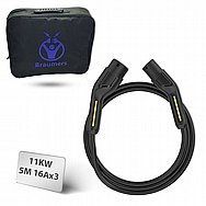 כבל טעינה לרכב חשמלי תלת פאזי BRAUMERS 11KW בראומרס דגם BREV-CAB11KWT2-5MTPU כבל טעינה לרכב חשמלי תלת פאזי BRAUMERS 11KW בראומרס דגם BREV-CAB11KWT2-5MTPU
