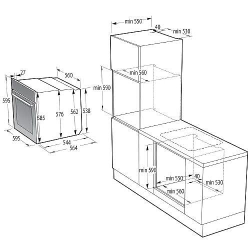 ���� ���� 60 �"� GORENJE ������� ��� BSA6747DGWI