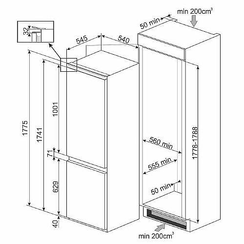 ���� �� ����� ����� �������� ���� SMEG ���� ��� C8174TN2P
