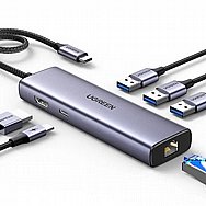 ��������� UGREEN REVODOK 1061 6 IN 1 100W PD ��-���� ��� CM512-15598