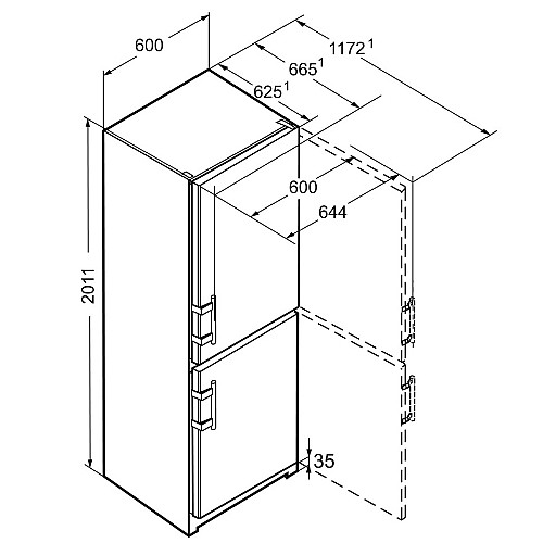 ���� ����� ����� 60 �"� ���� LIEBHERR ����� ��� CNBE4015 ���� ��