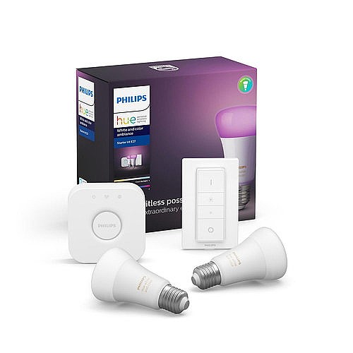 �� 2 ����� ����� �������� �� ���� ����� ���� PHILIPS ������ ��� HUE COLOR STARTER KIT