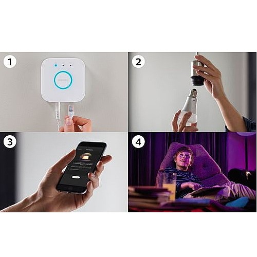 �� 2 ����� ����� �������� �� ���� ����� ���� PHILIPS ������ ��� HUE COLOR STARTER KIT