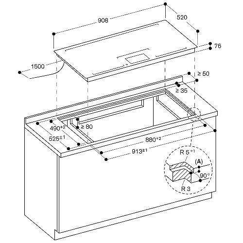 ������ ��������� 90 �"� GAGGENAU CX492101 ����