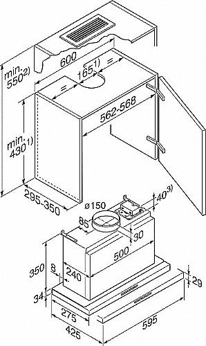 ���� ���� �������� 60 �"� ���� MIELE ��� DA3460