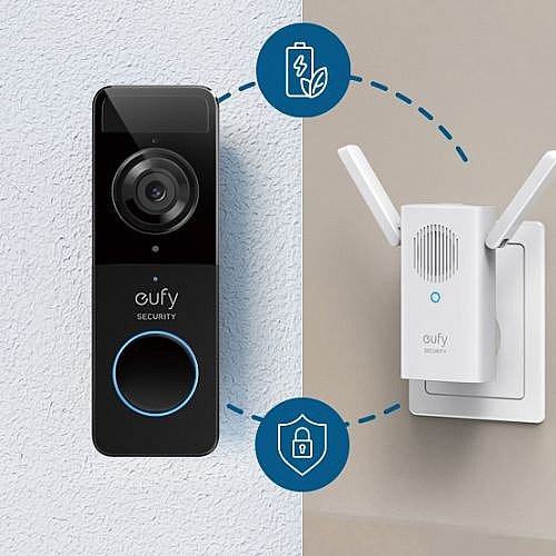 ����� ��� ANKER EUFY ���� ���� ��� SECURITY VIDEO DOORBELL SLIM E8220311 51055